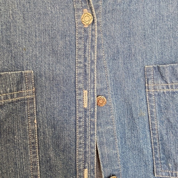 Chico’s denim embroidered top‎ - Picture 4 of 7